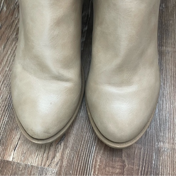 Soda Women's Mug Round Toe Tan Faux Leather Western Ankle Bootie shoes Size 6.5 - Picture 8 of 11